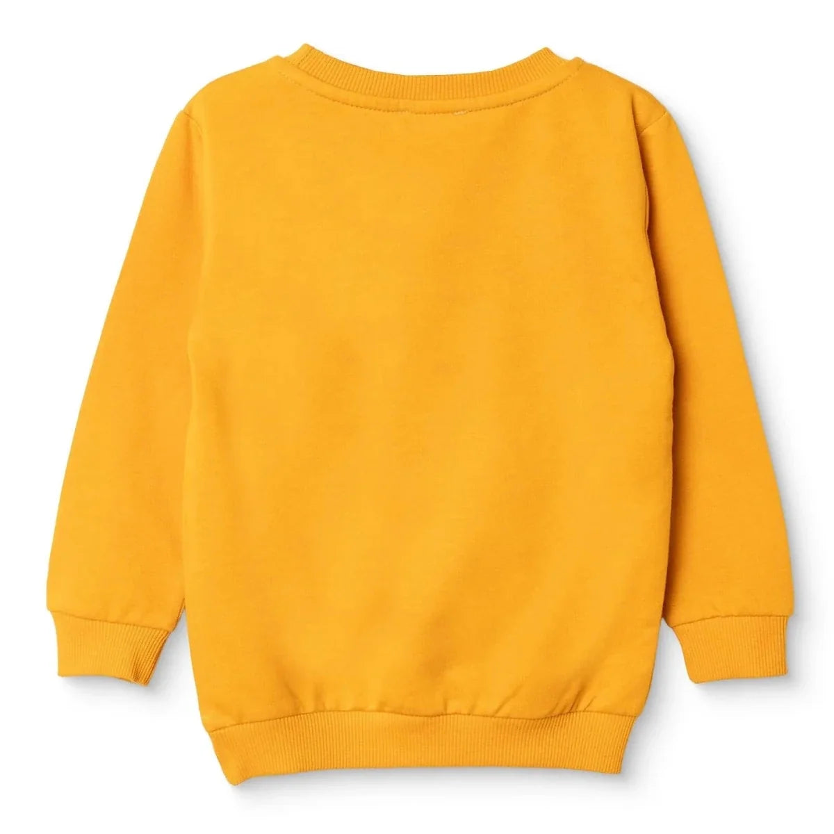 HelloBaby "Good Vibe" Slogan Brushed Loopback Baby Sweatshirt (3-6 Months to 4-5 Years) - Yellow