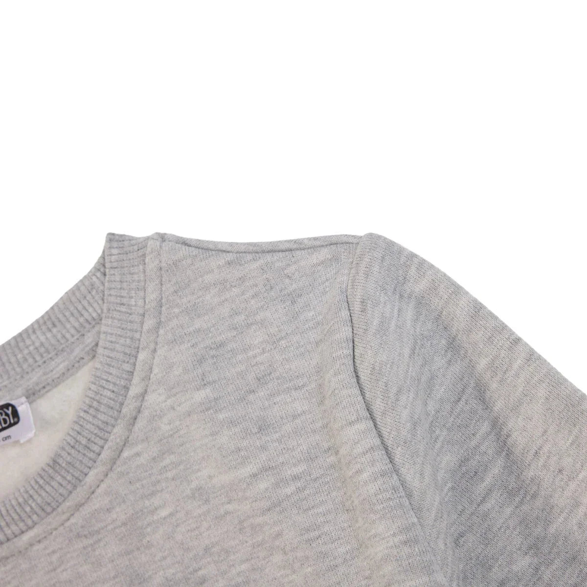 HelloBaby Sweat Fabric Baby Sweatshirt (3-6 Months to 4-5 Years) - Grey Melange
