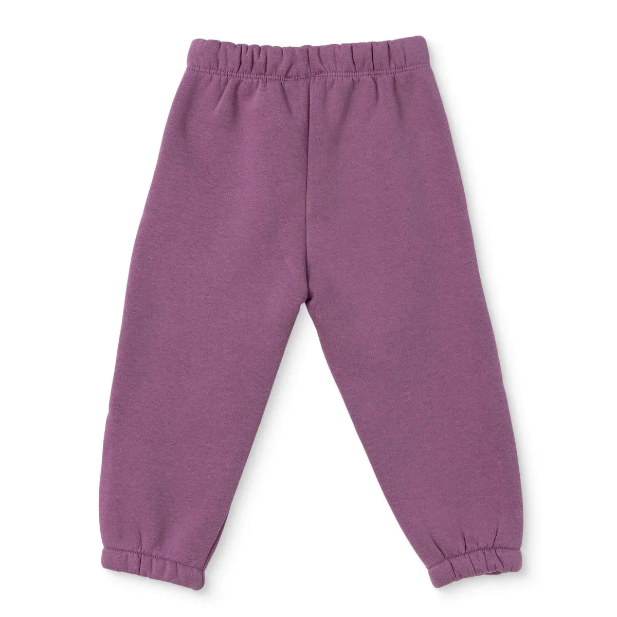 HelloBaby Drawstring Brushed Back Baby Joggers (3-6 Months to 4-5 Years) - Damson