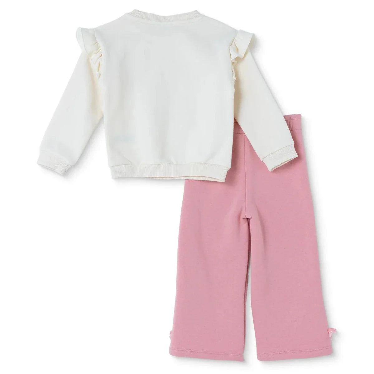 HelloBaby Bear Print Long Sleeve Top & Trousers Set (3-6 Months to 4-5 Years) - Ecru Printed