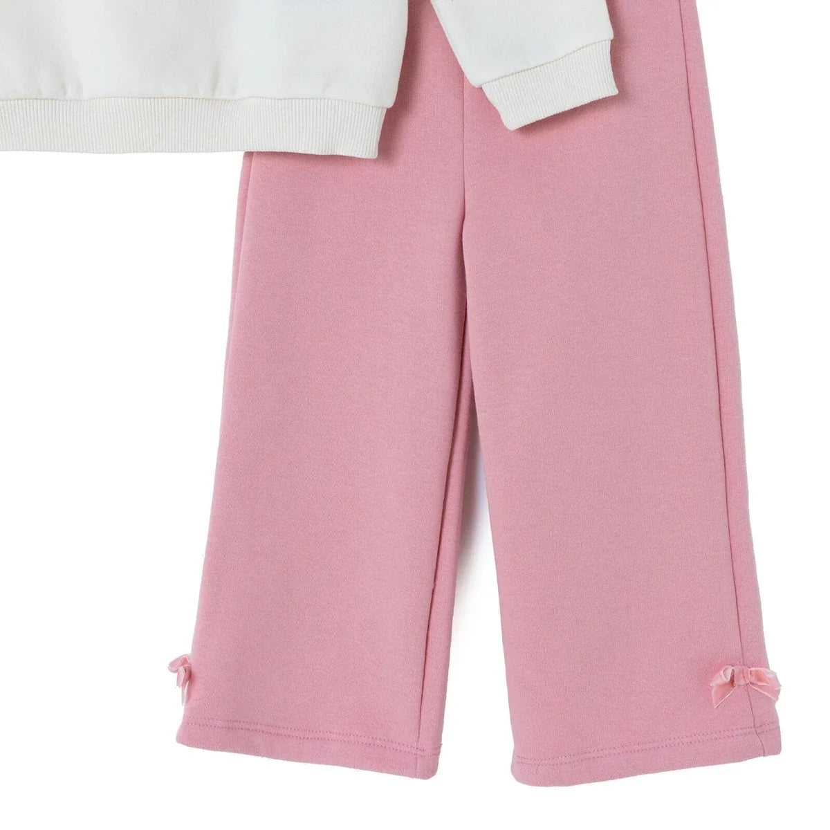 HelloBaby Bear Print Long Sleeve Top & Trousers Set (3-6 Months to 4-5 Years) - Ecru Printed