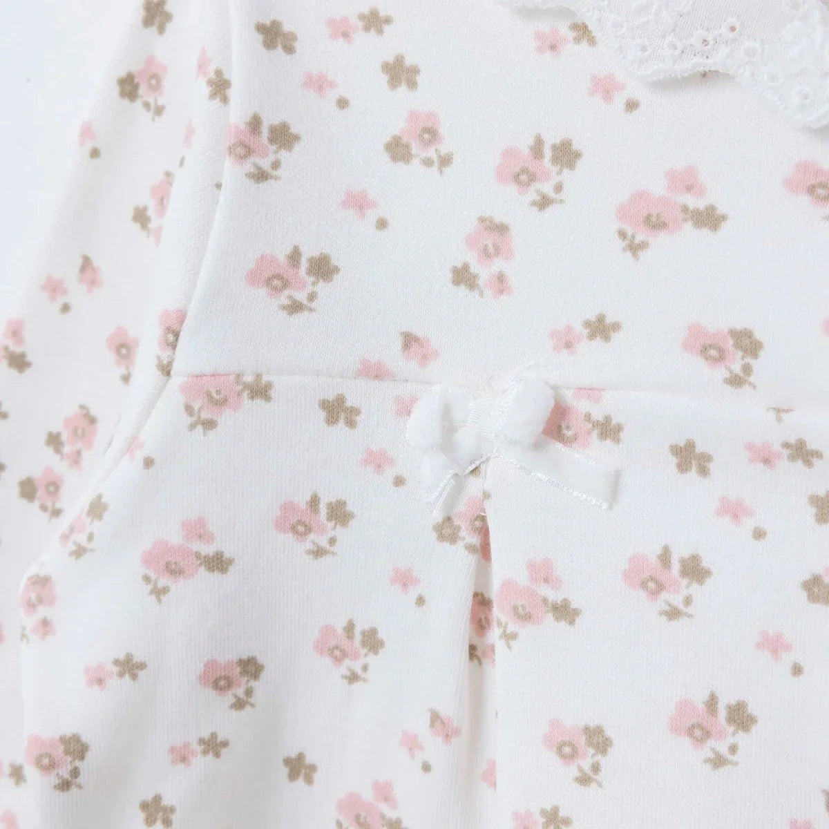 HelloBaby Floral Print Peter Pan Collar Baby Pyjama Set (3-6 Months to 2-3 Years) - Pink