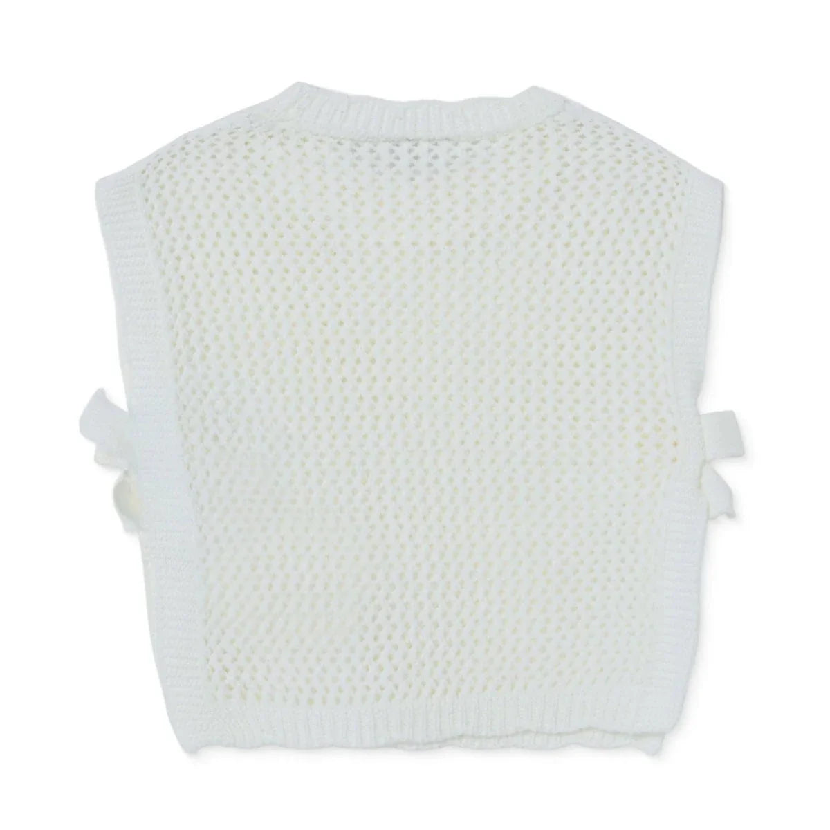 HelloBaby Knitted Baby Gilet (9-12 Months to 4-5 Years) - Ecru