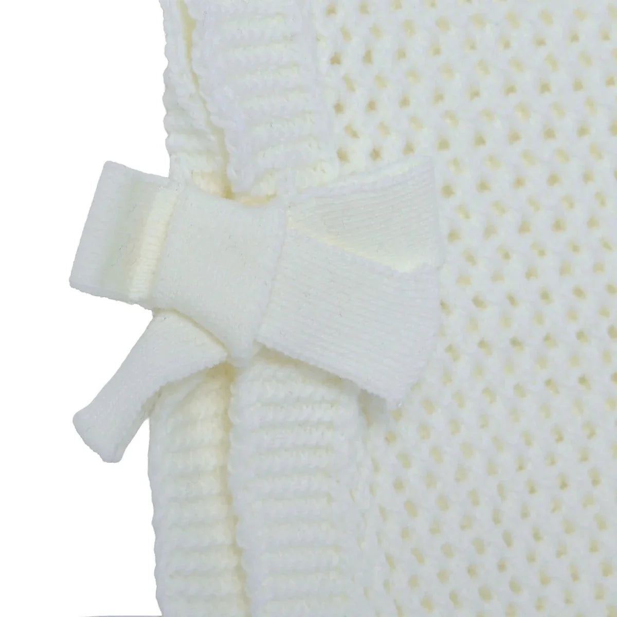 HelloBaby Knitted Baby Gilet (9-12 Months to 4-5 Years) - Ecru