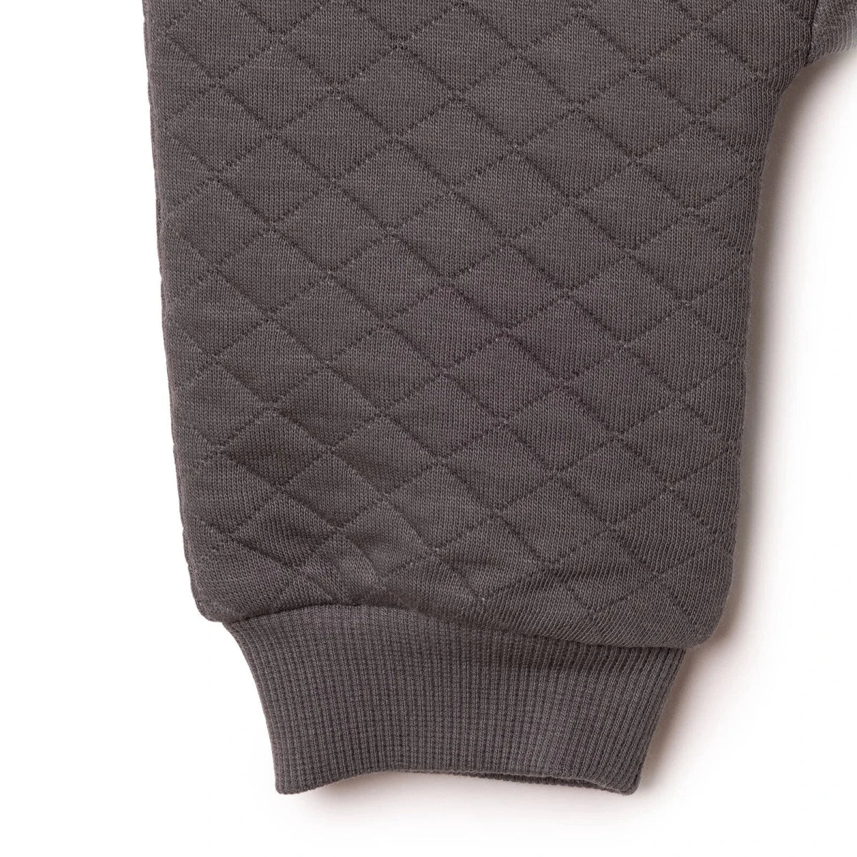 HelloBaby Quilted Baby Sweatshirt & Leggings Set (1-3 Months to 12 Months) - Anthracite