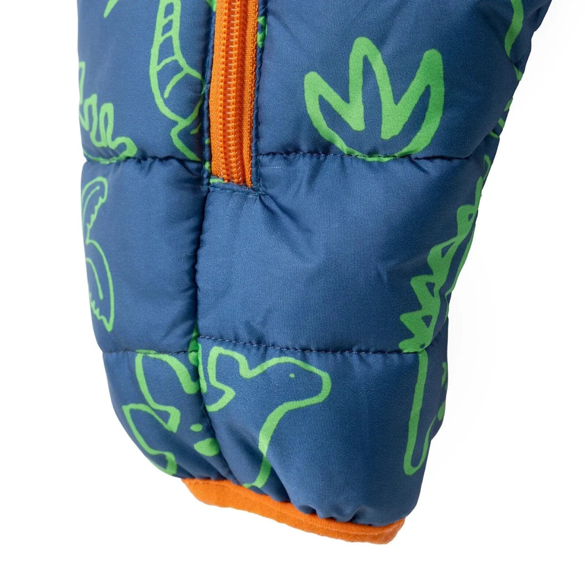 Verscon Dinosaur Print Baby Pramsuit (9-12 Months to 18 Months-2 Years) - Petrol Printed