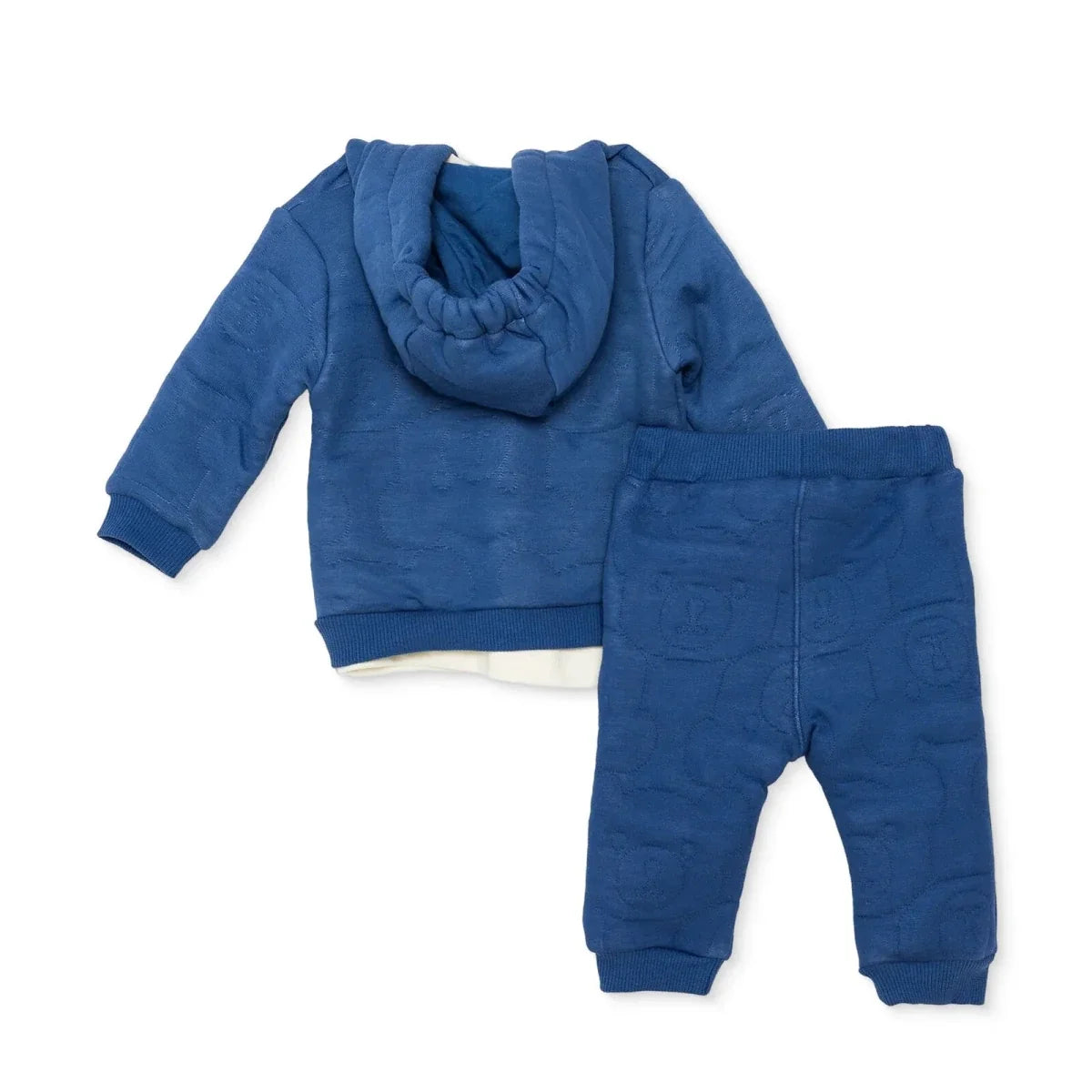 Bebetto 3 Piece Baby Cardigan, T-Shirt & Leggings Set (1-3 to 12 Months) - Indigo