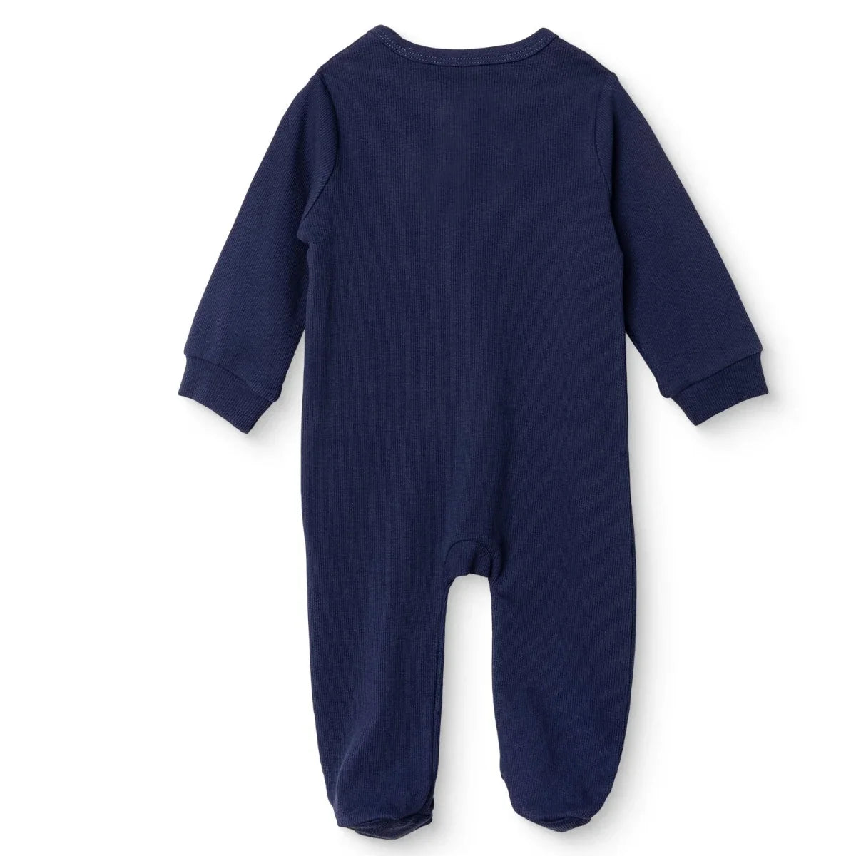 HelloBaby Long Sleeve Baby Sleepsuit with Feet (Newborn to 6-9 Months) - Dark Blue
