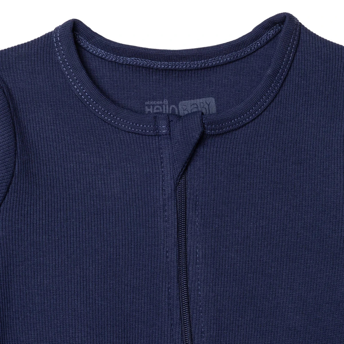 HelloBaby Long Sleeve Baby Sleepsuit with Feet (Newborn to 6-9 Months) - Dark Blue