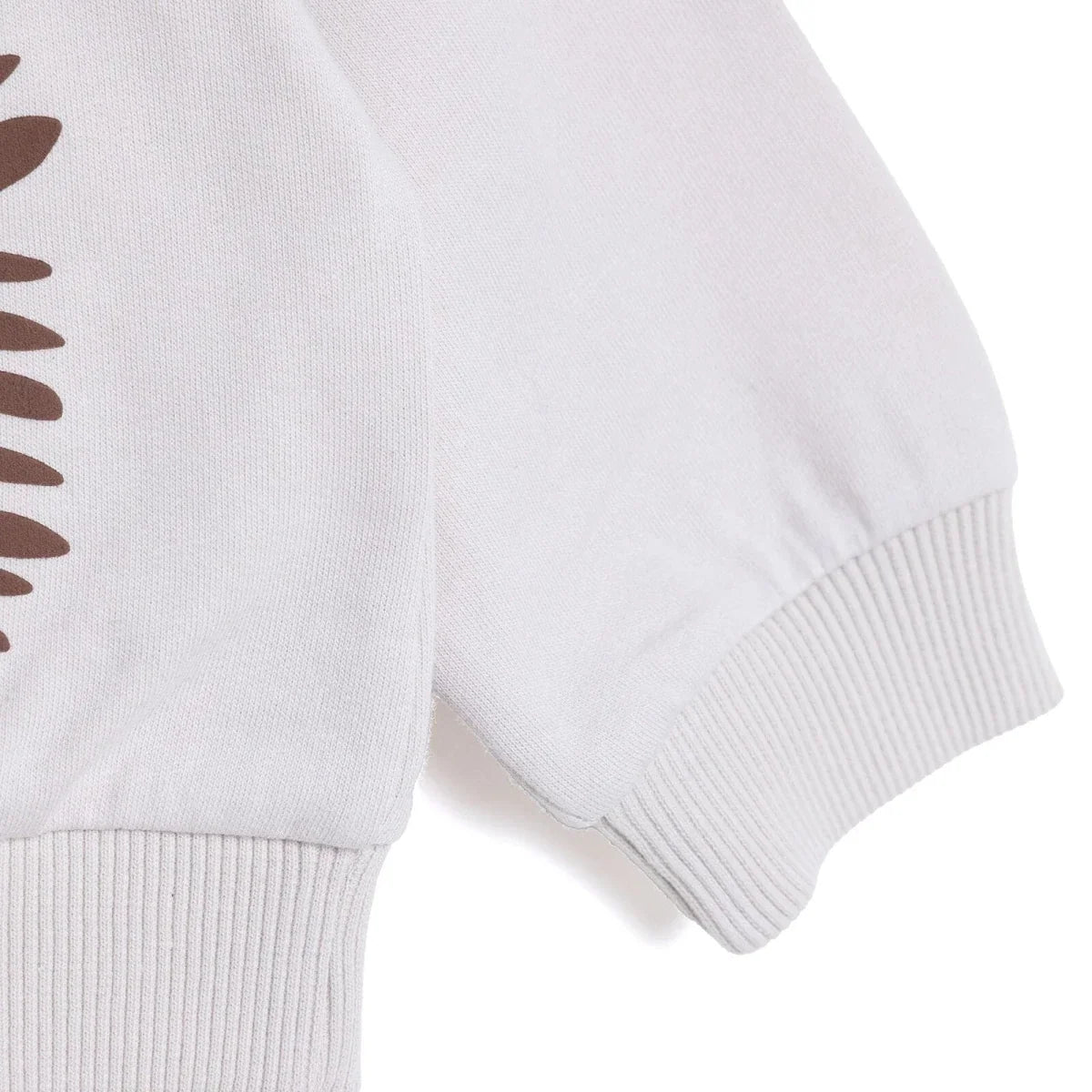 HelloBaby Hedgehog Print Baby Sweatshirt (1-3 Months to 12 Months) - Mink
