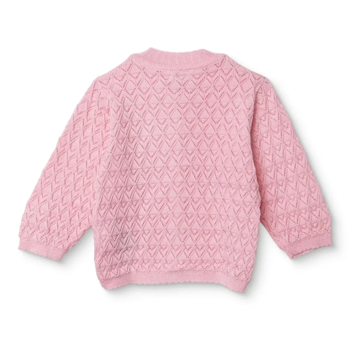 HelloBaby Floral Print Knitted Baby Cardigan (1-3 Months to 12 Months) - Pink