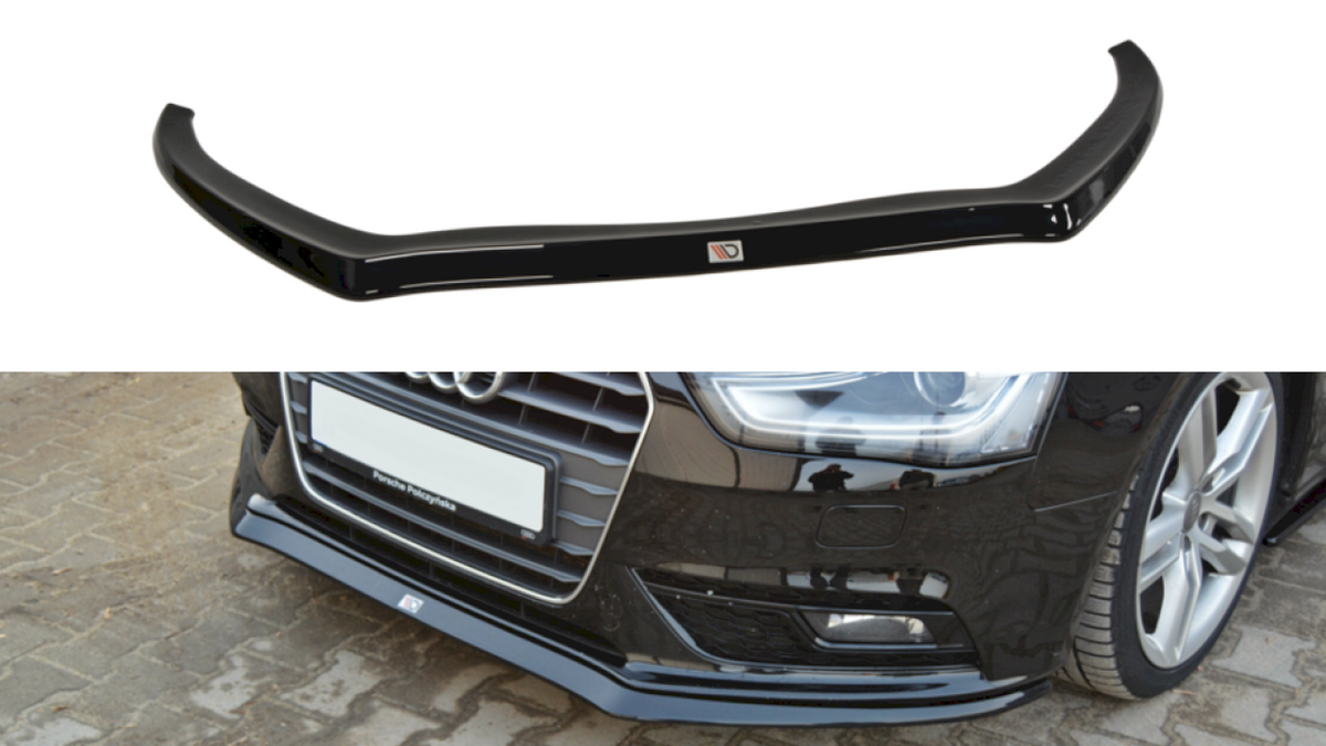 Maxton Design - Aftermarket  FRONT SPLITTER V.2 AUDI A4 B8 (FACELIFT)