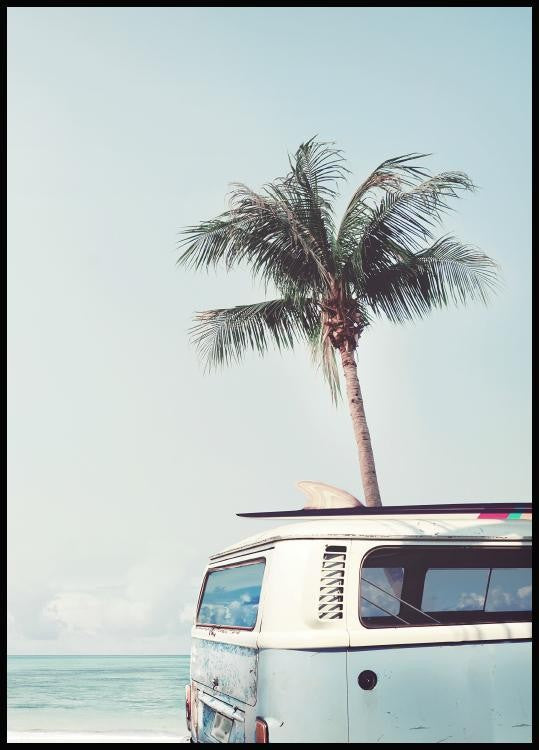Surf Van Poster