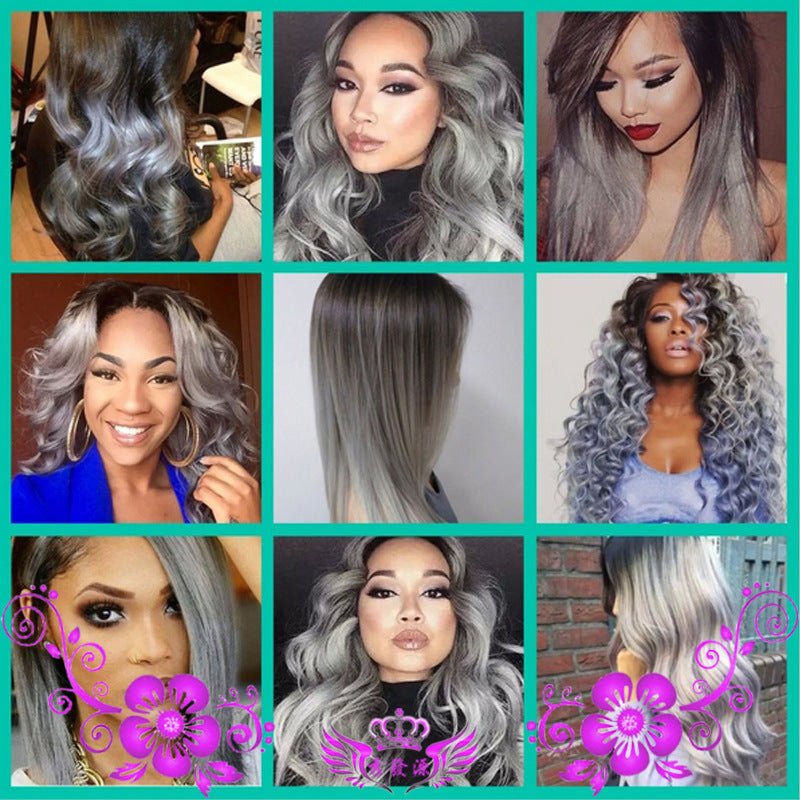 Smoke Grey Wig