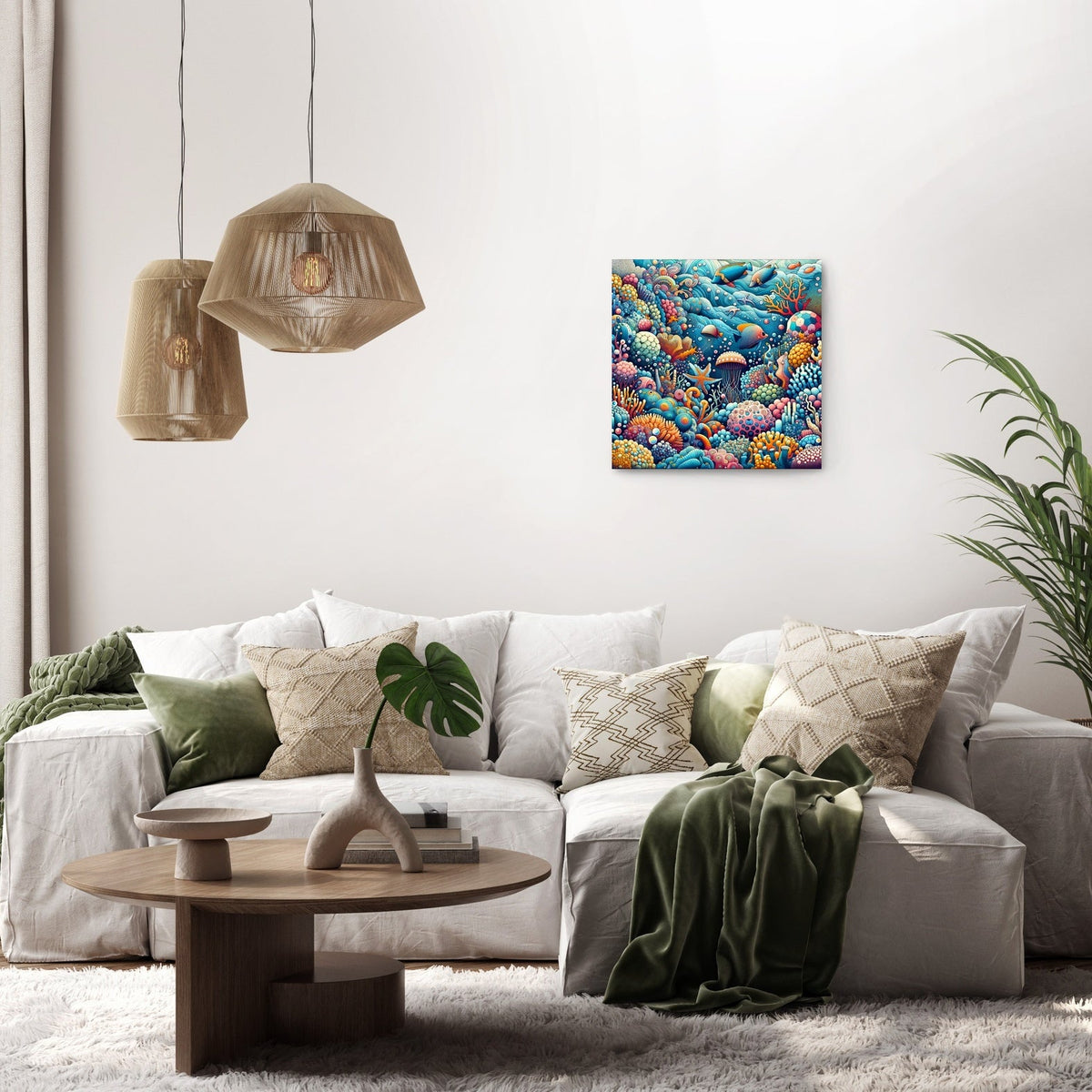 Marine Pop Fusion Canvas