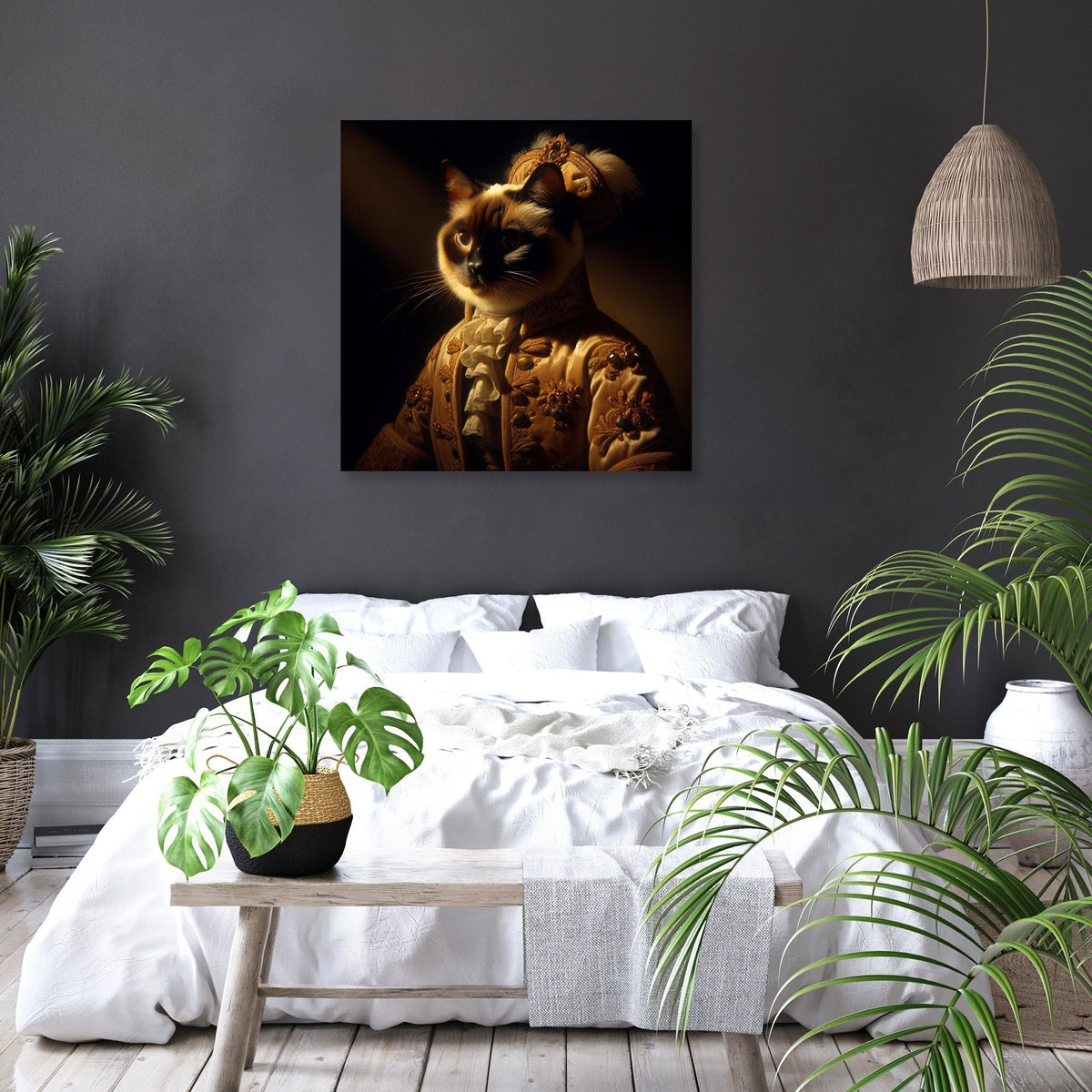 Regal Siamese Royalty Canvas