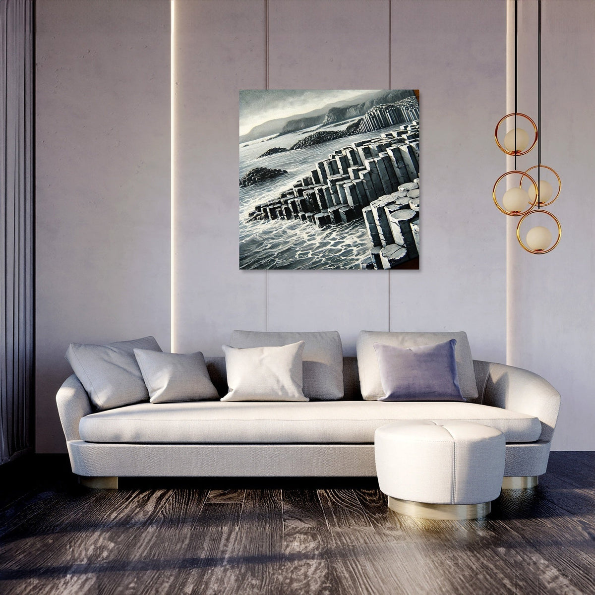 Basalt Columns Canvas