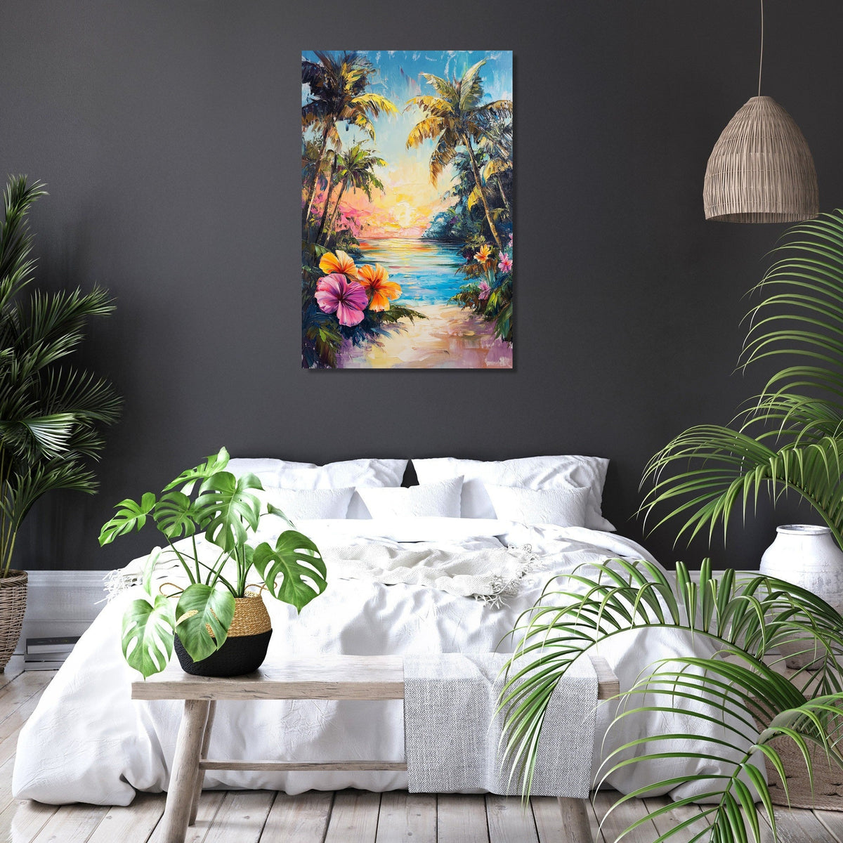 Tropical Dawn Serenity Canvas