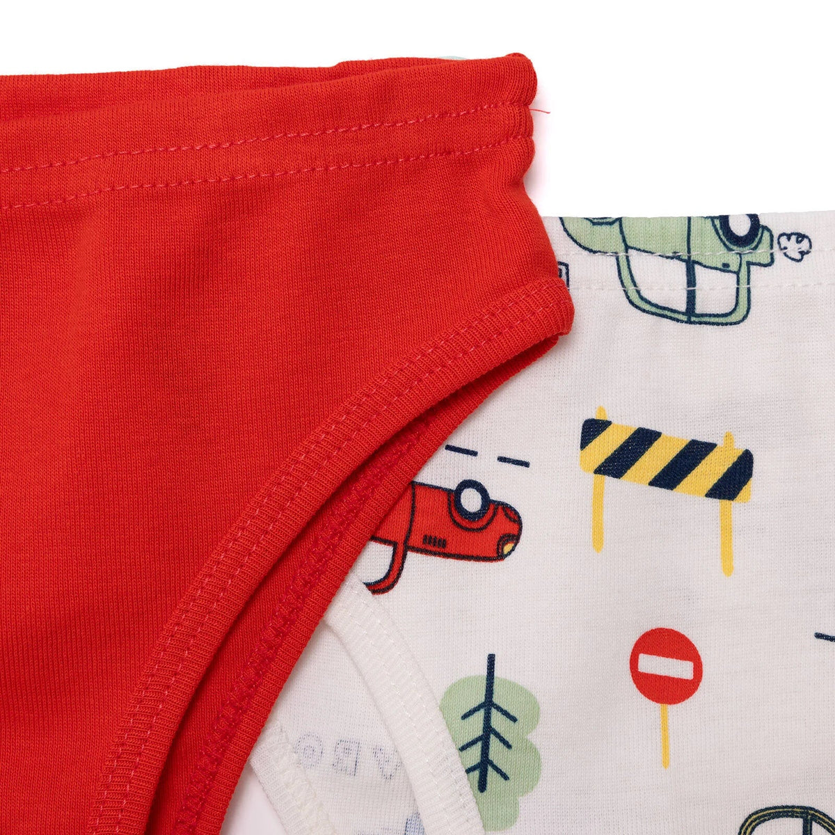 HelloBaby 3 Pack Car Print Ribbed Baby Briefs (2 Years to 5 Years)