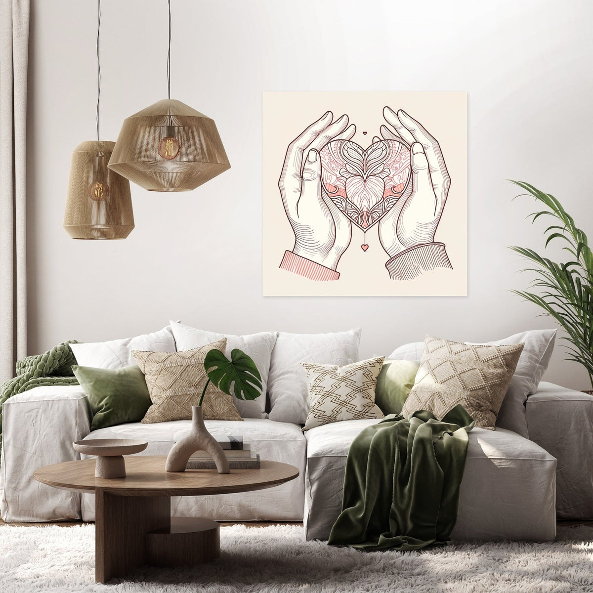Heartfelt Embrace Canvas