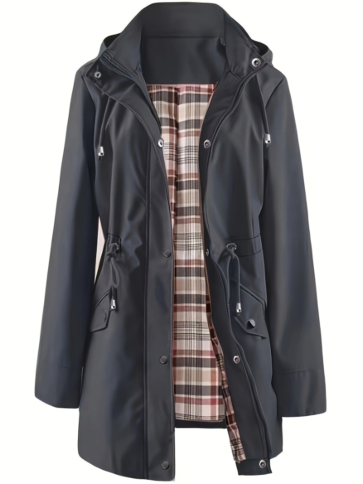 Women's Outdoor Sports Lightweight Hoodie Cinched Coat
