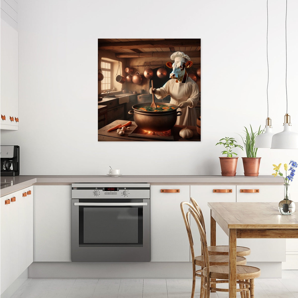 Chef Moo's Soup Station Canvas