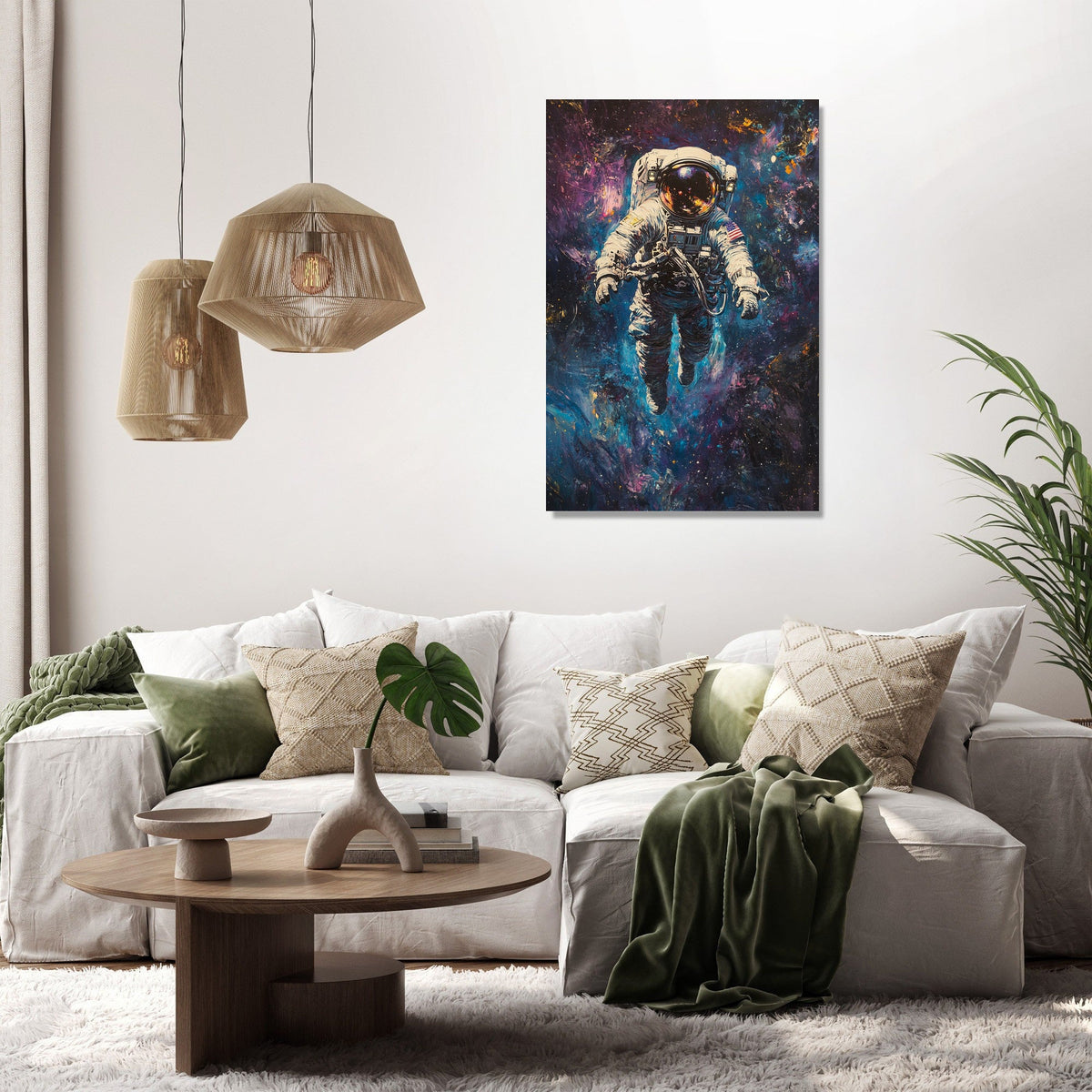 Astronaut's Solitude Canvas