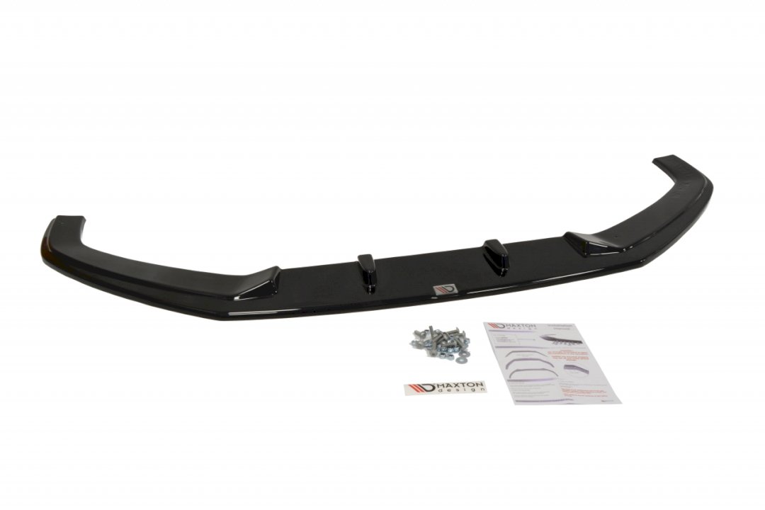 Maxton Design - Aftermarket  FRONT SPLITTER V.2 AUDI RS3 8VA SPORTBACK PRE-FACELIFT (2015-2016)