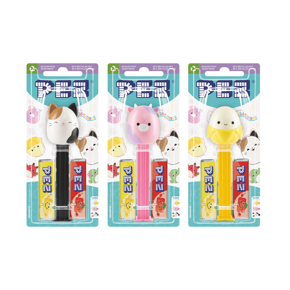 Pez Squishmallows 1+2 Pack