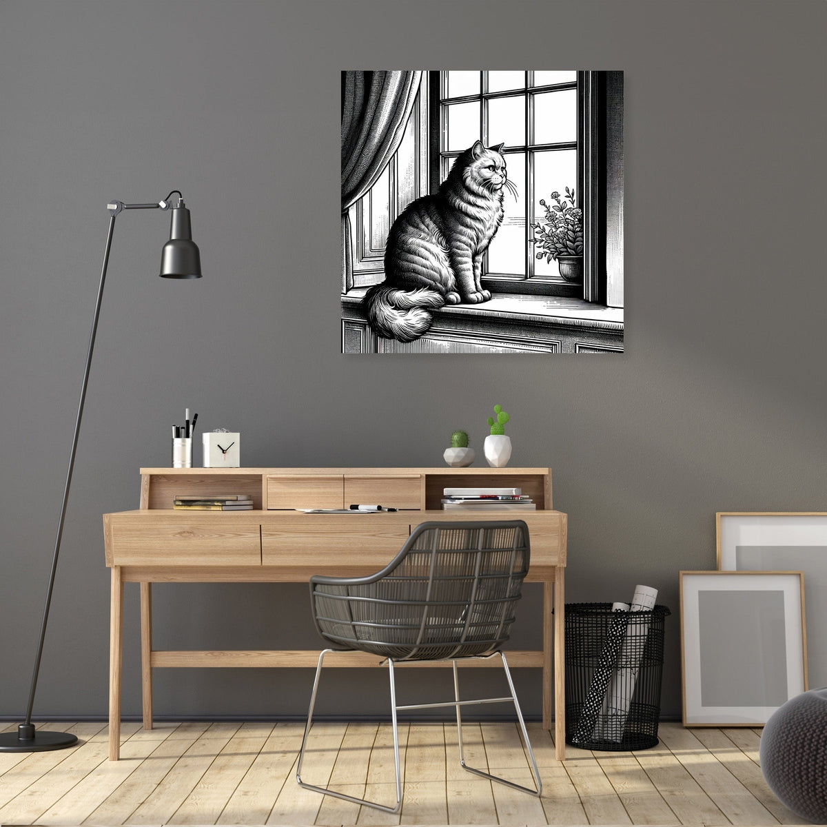 Elegant Gaze Canvas
