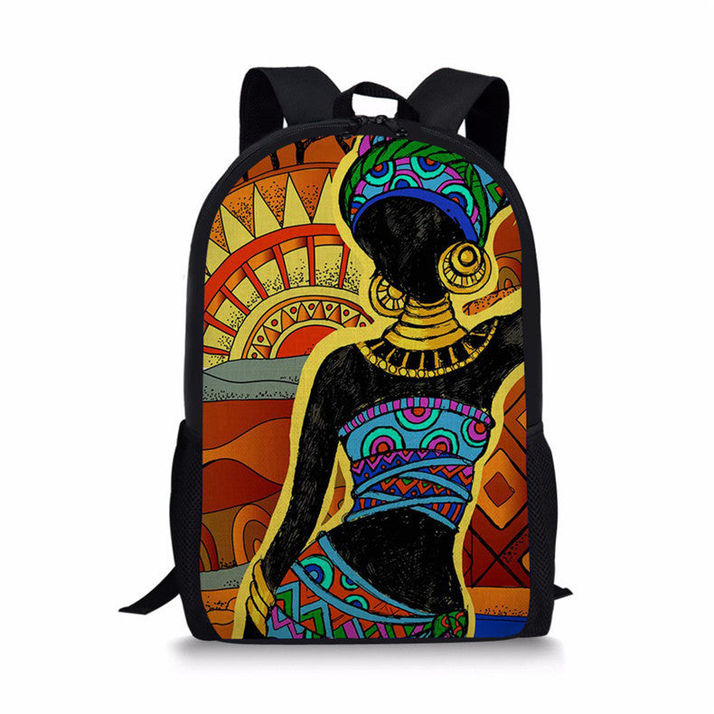 African style backpack