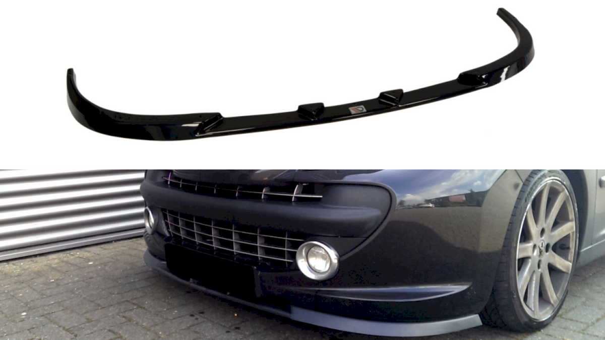 Maxton Design - Aftermarket  FRONT SPLITTER PEUGEOT 207 STANDARD PREFACE (2006-09)