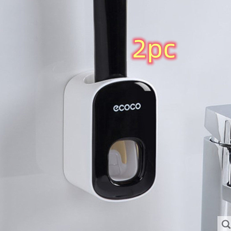 Wall-Mounted Toothpaste Dispenser - Bathroom Accessory Set