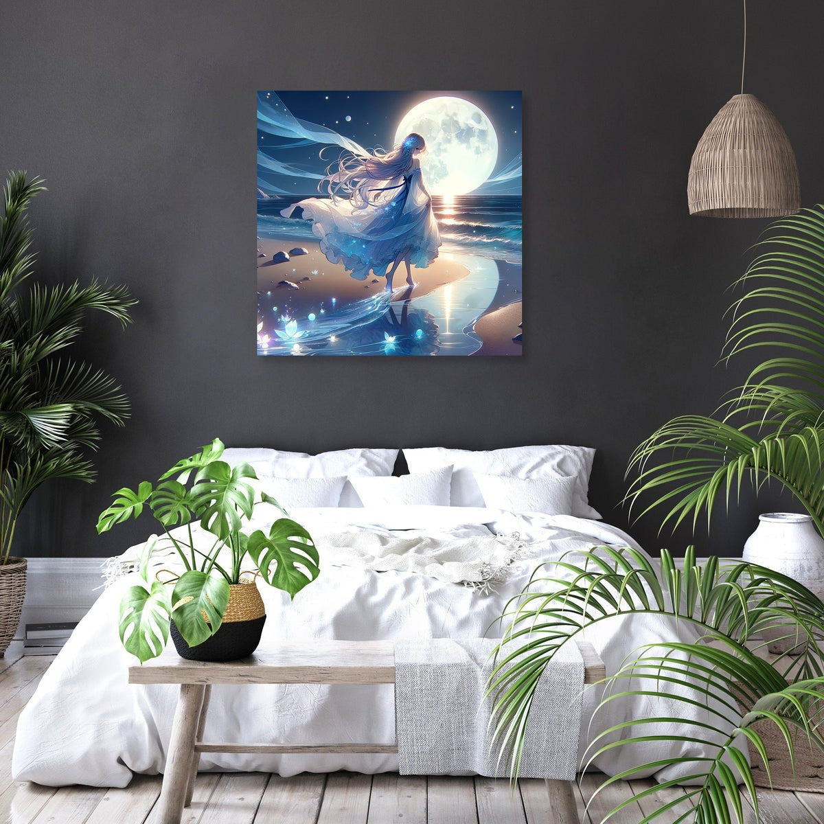 Mystic Moonlight Dance Canvas
