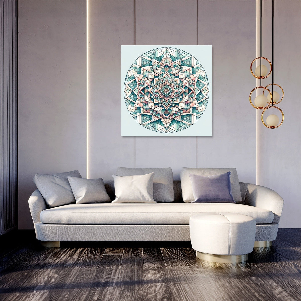 Pastel Harmony Canvas