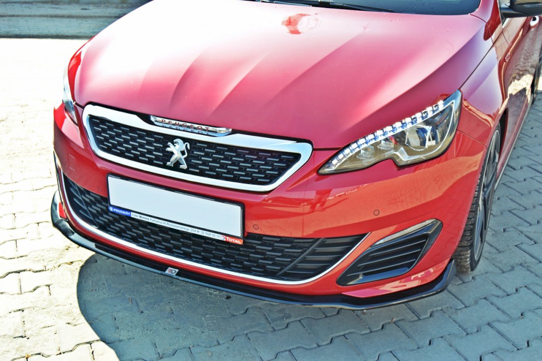 Maxton Design - Aftermarket  FRONT SPLITTER V.1 PEUGEOT 308 II GTI
