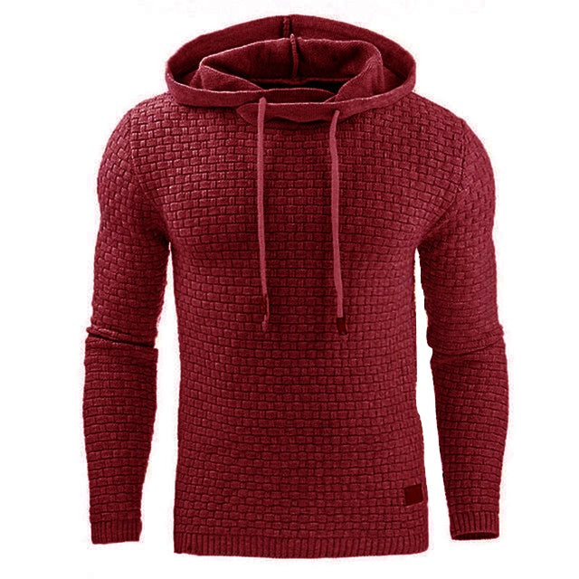 Men's Hoodie Sweatshirt - 65% Cotton 35% Polyester Pullover