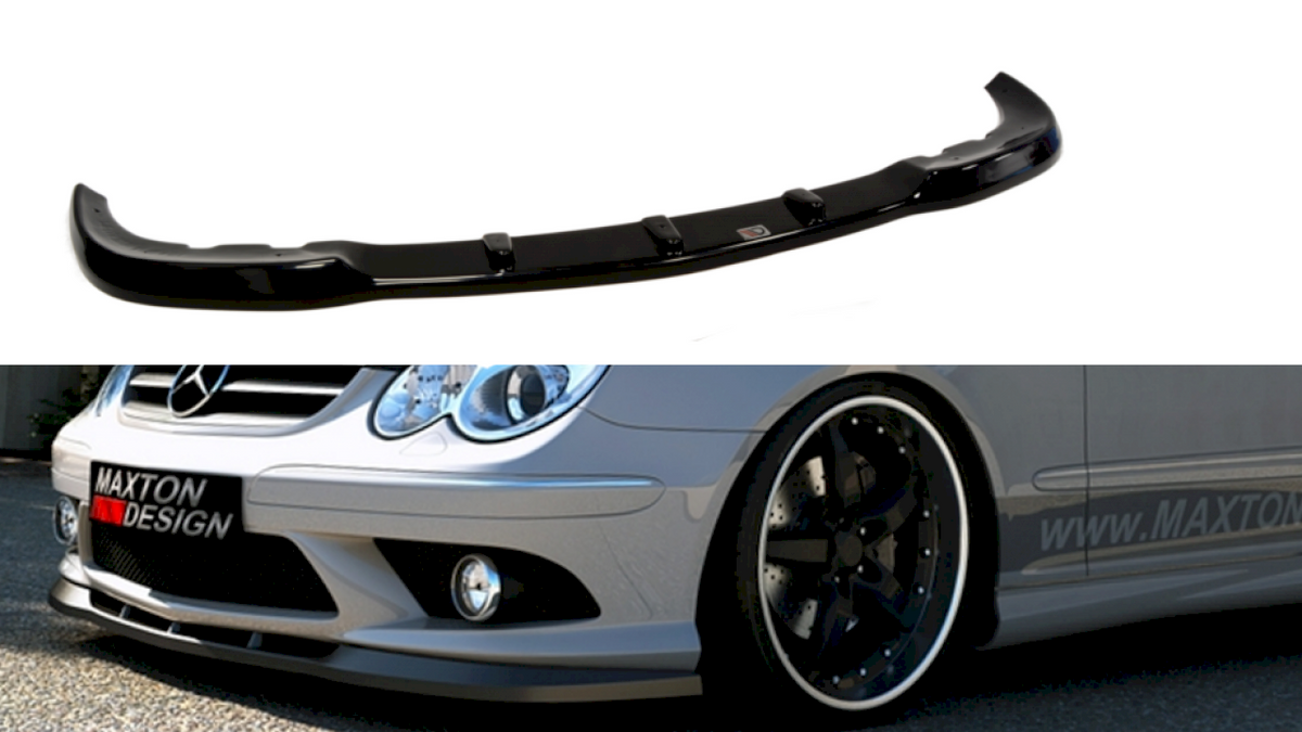 Maxton Design - Aftermarket  FRONT SPLITTER MERCEDES CLK W209 FOR AMG
