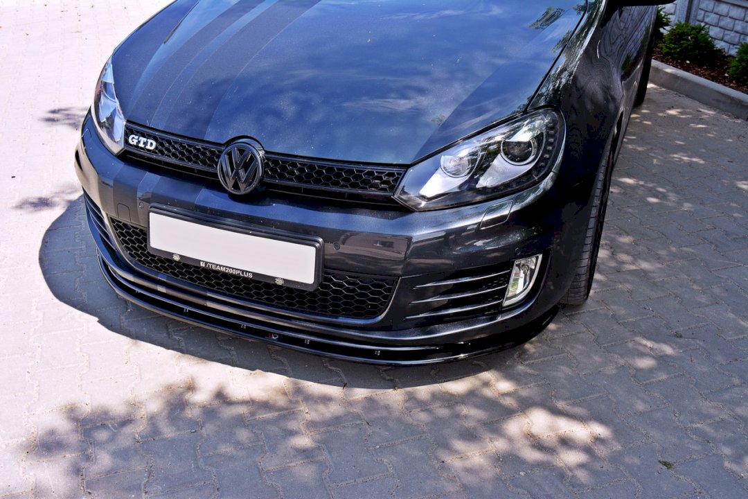 Maxton Design - Aftermarket  FRONT SPLITTER VER.2 VW GOLF VI GTI