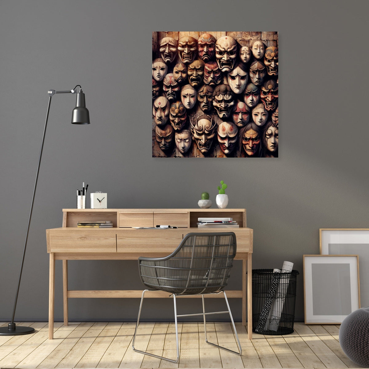 Mystery of Masks Canvas