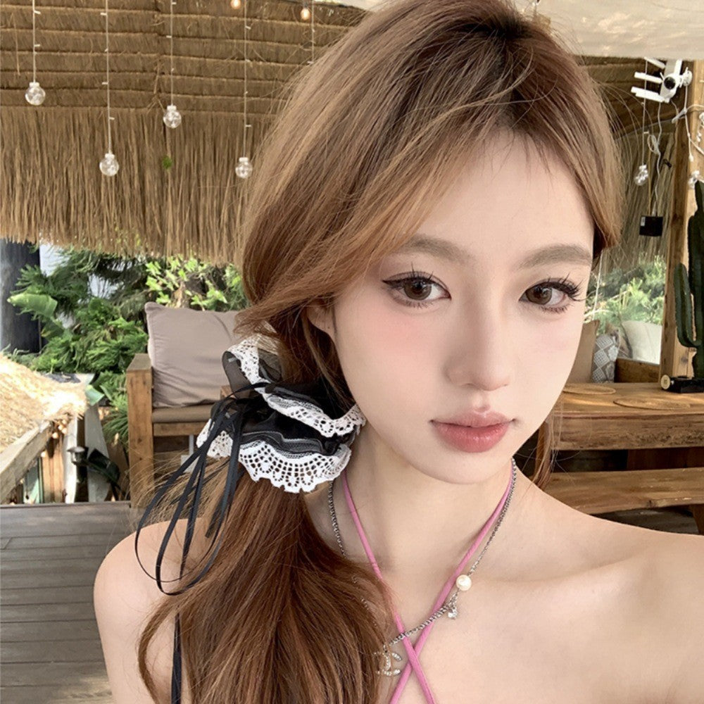 Large Intestine Hair Ring Headdress Female Simple Headband