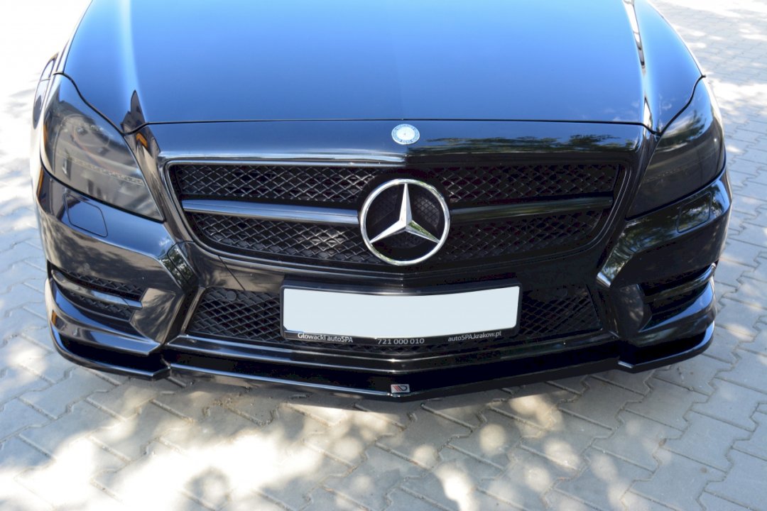 Maxton Design - Aftermarket  FRONT SPLITTER MERCEDES CLS C218 AMG-LINE (2011-2014)