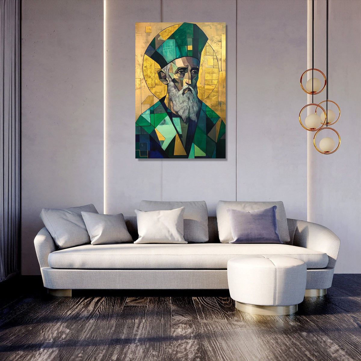 Saint Patrick's Golden Canvas