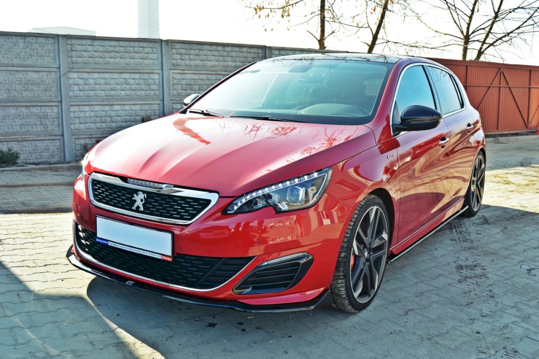 Maxton Design - Aftermarket  FRONT SPLITTER V.1 PEUGEOT 308 II GTI