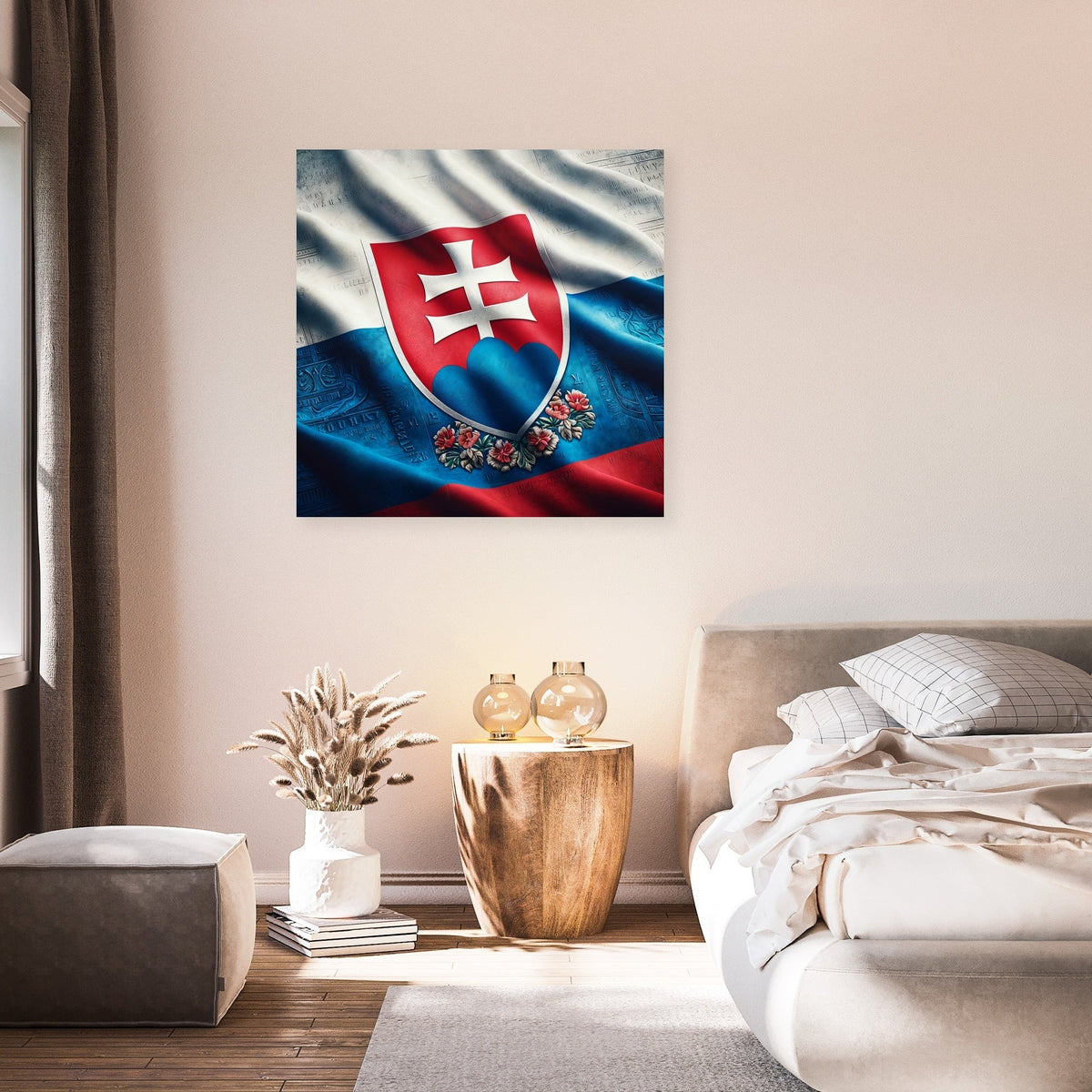 Slovakia Emblem Canvas
