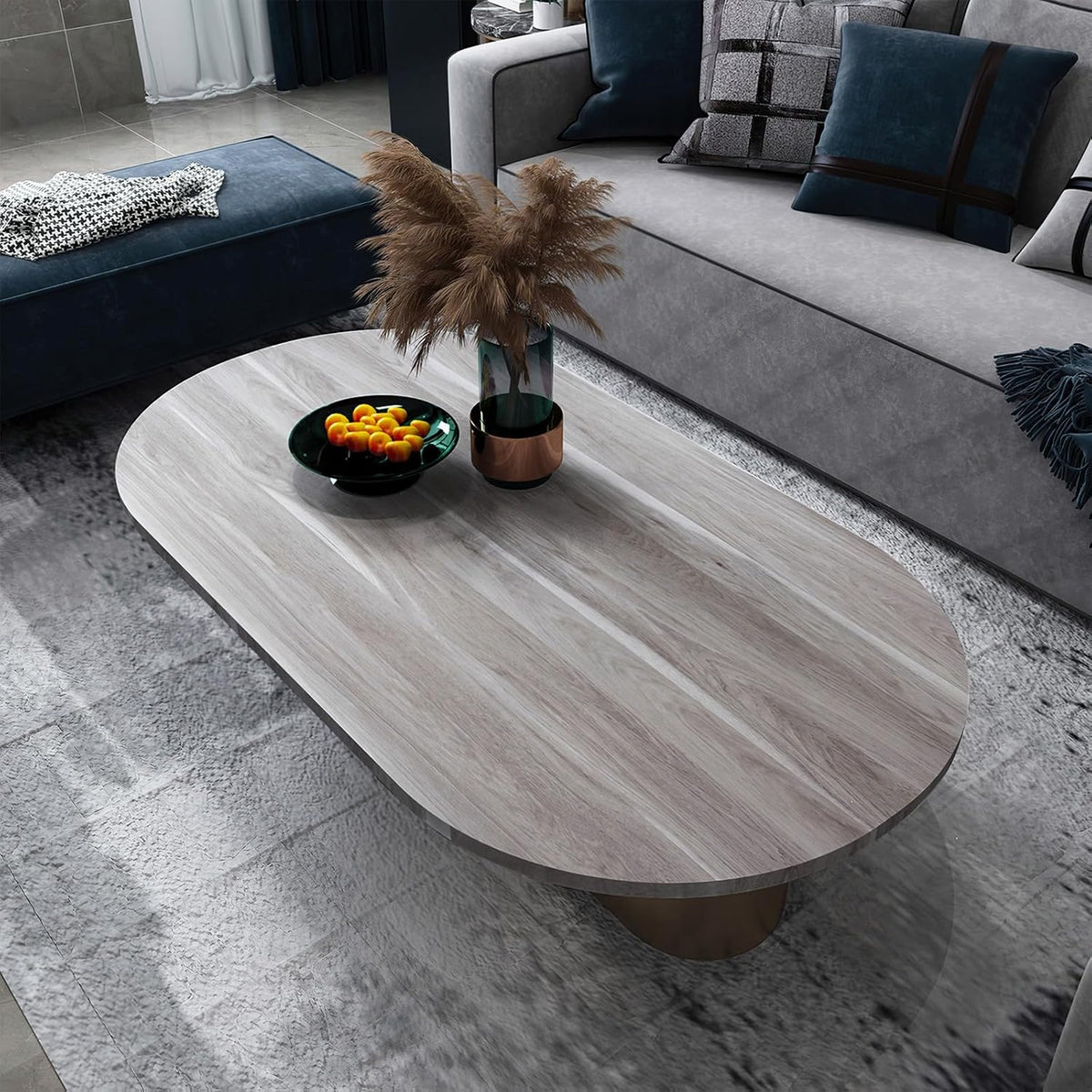 Grey Wood Grain Peel and Stick Wallpaper 31.5x100in Waterproof TOTIO