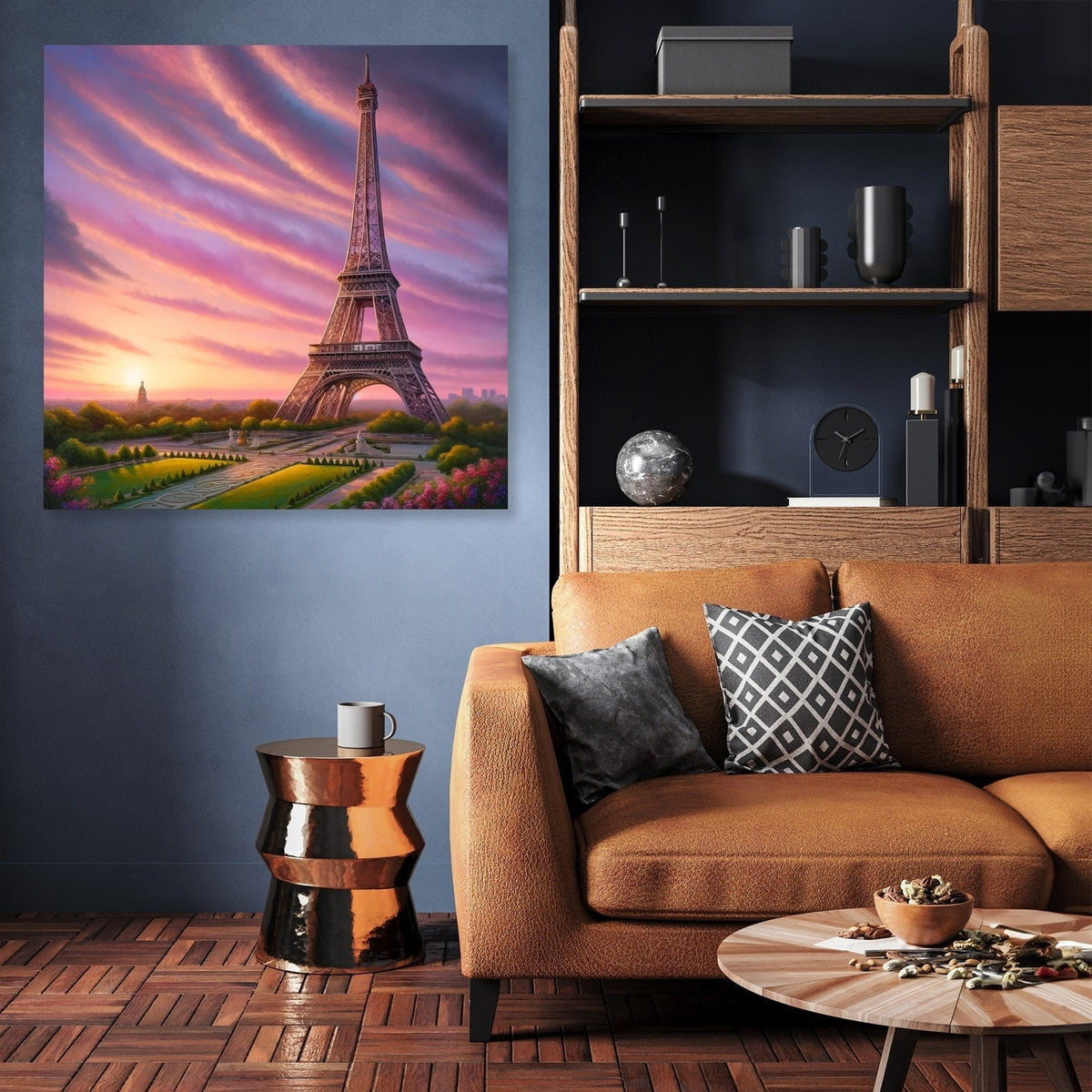 Sunset Eiffel Canvas