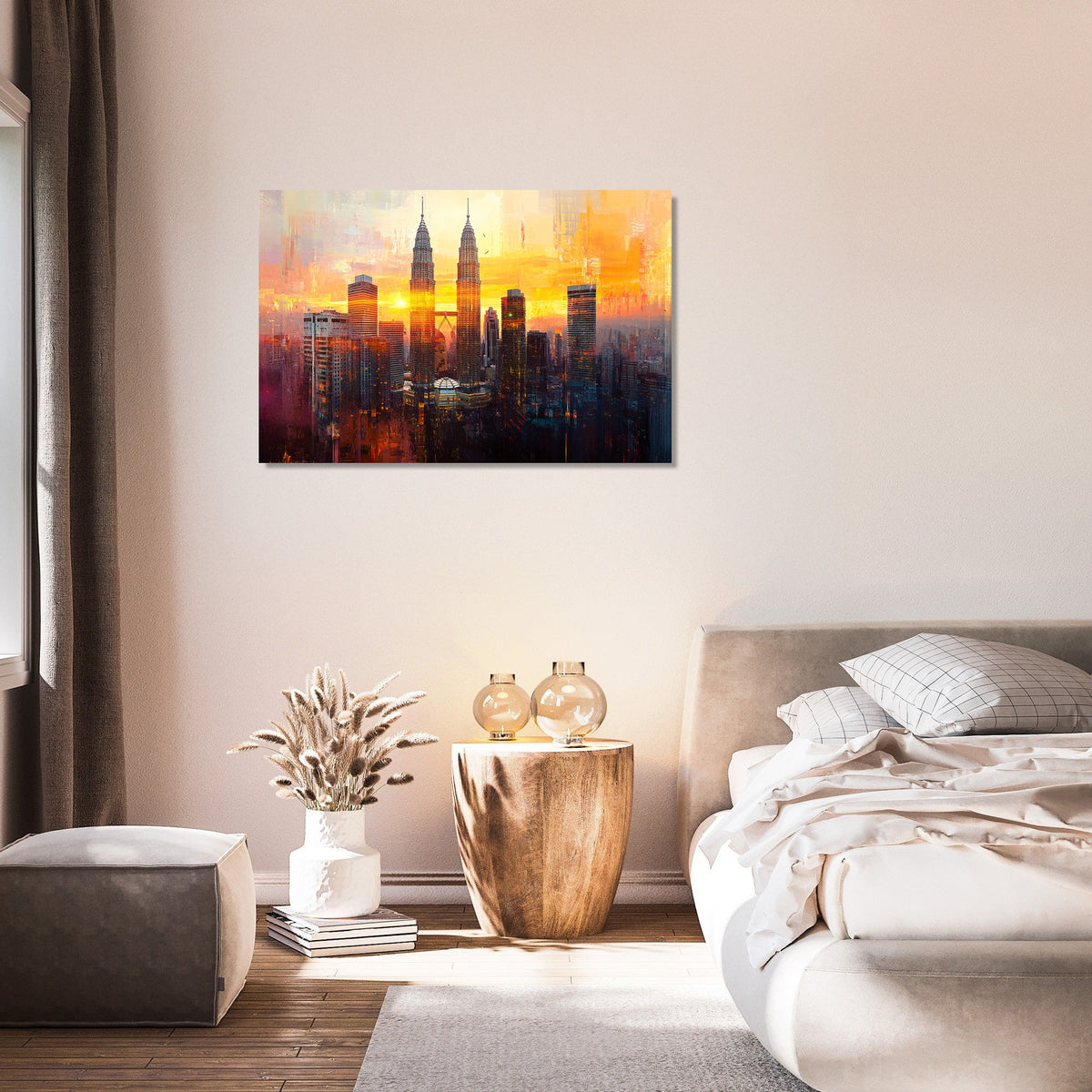 Petronas Towers Twilight Canvas