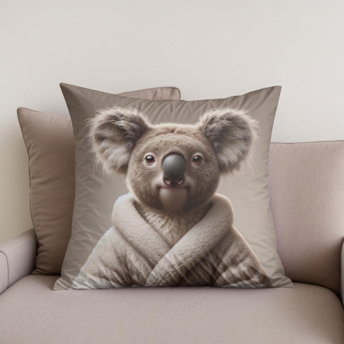 Serenity Koala Cotton Cushion