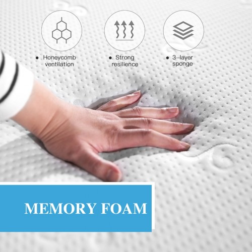 MTS003-1 - Good Nite Luxury Triple-Layer Memory Foam Mattress – Body Contouring Support & Enhanced Breathability - 150×190×16cm